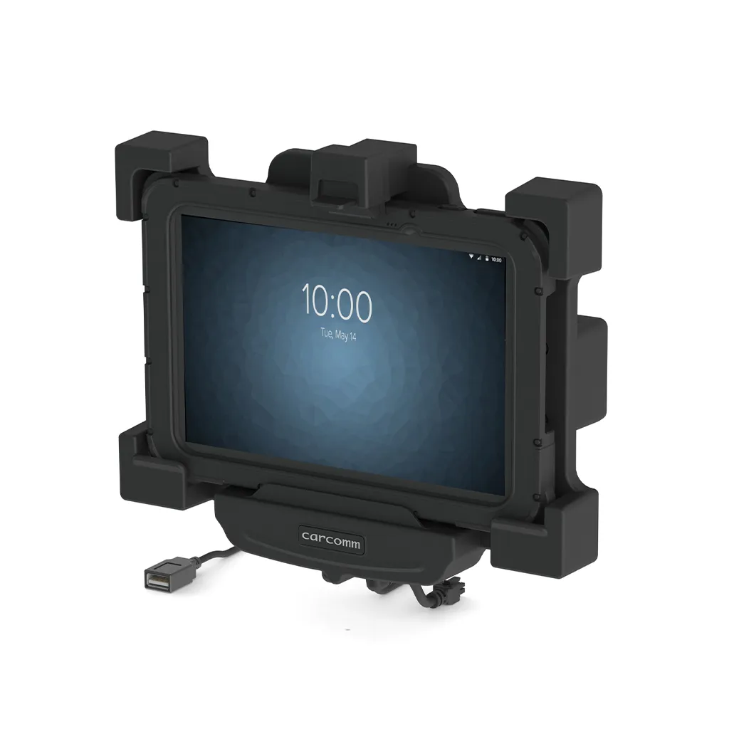CMTC-203 Active Vehicle Cradle with USB Host - Zebra ET5x 8.3" & 8.4" Series with Rugged Frame