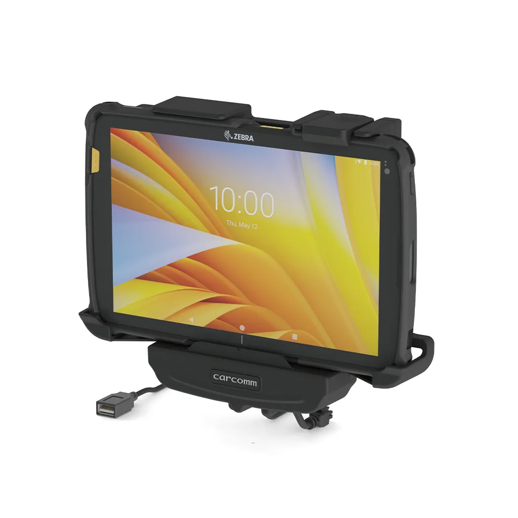 [43910219] CMTC-219 Active Vehicle Cradle with USB Host - Zebra ET4x Series 10" with SG-ET4X-10EXOSKL1-01 Boot