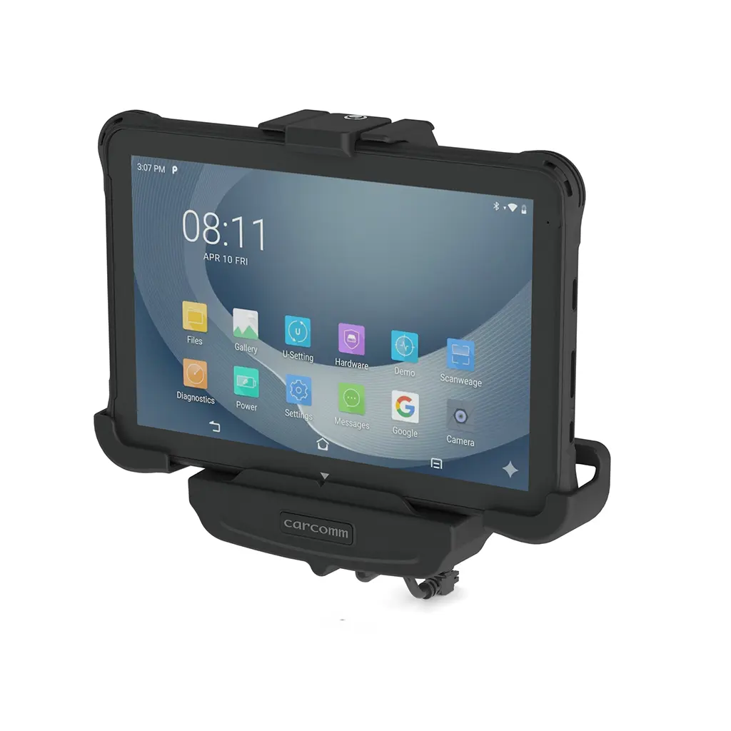 CMTC-502 Active Vehicle Cradle with Lock - Urovo P8100 / P8100P