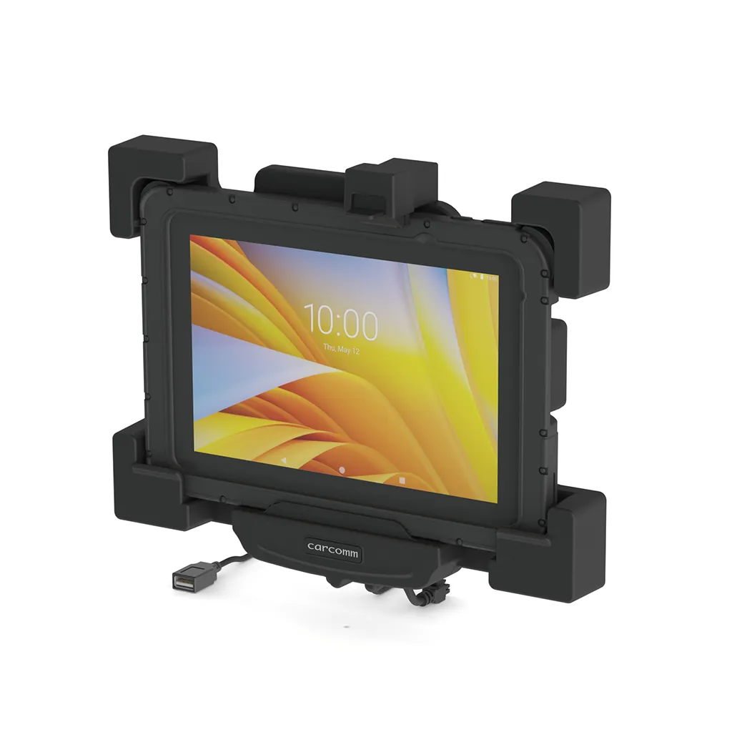 CMTC-207 Active Vehicle Cradle with USB Host - Zebra ET5x 10.1 Series with Rugged Frame